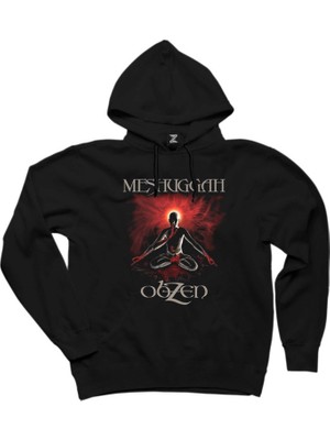 Meshuggah Obzen Siyah Kapşonlu Sweatshirt Hoodie