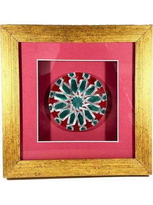 Iznik Çini Selçuklu Yıldızı Motifli Plaket