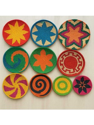 Bohem El Boyamasi Duvartabagi Farkli Büyüklükte