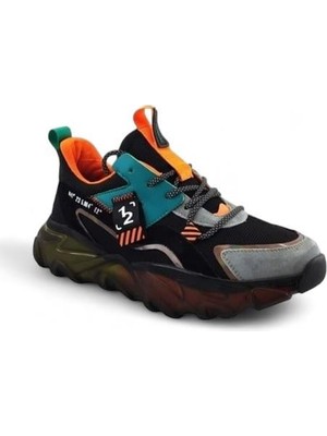 Guja 636 Erkek Sneaker Spor Ayakkabı-Siyah