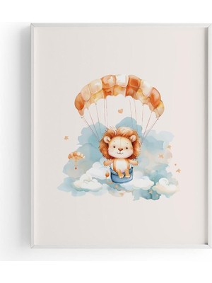 Flying Lion | Çocuk Odası Tablo