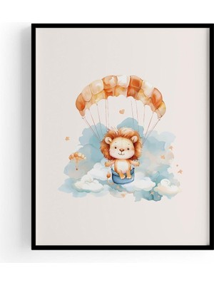 Flying Lion | Çocuk Odası Tablo