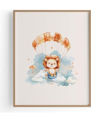 Flying Lion | Çocuk Odası Tablo