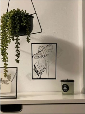 Lady Minimalist Sanatı Duvar Süsü Wall Art