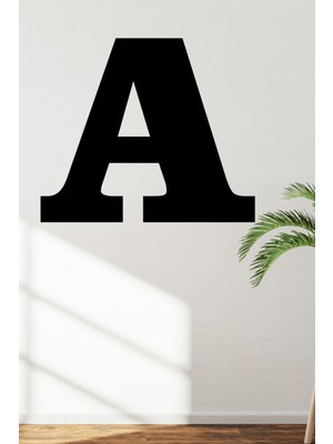 Tamamlanabilir Duvar Yazısı - Isim Yazmak Için Lazer Kesim Ahşap Harf