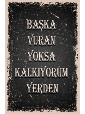 Ahşap Poster "retro Ahşap Poster" Mobilya