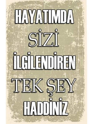 Ahşap Poster "retro Ahşap Poster" Mobilya