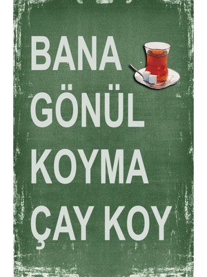 Ahşap Poster "retro Ahşap Poster" Mobilya