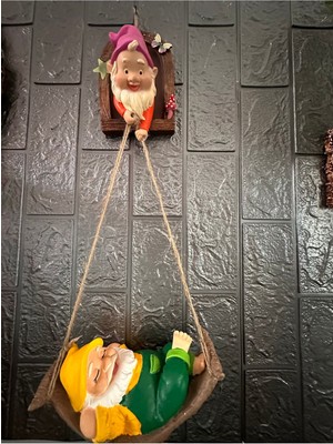 Mutlu Cüceler Duvar Dekorasyon Süsü