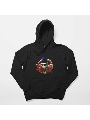 Guns N Roses Mr Skull Siyah Kapşonlu Sweatshirt Hoodie