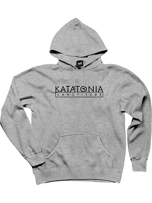 Katatonia Sanctitude Gri Kapşonlu Sweatshirt Hoodie