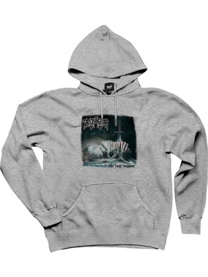 Belphegor The Last Supper Gri Kapşonlu Sweatshirt Hoodie