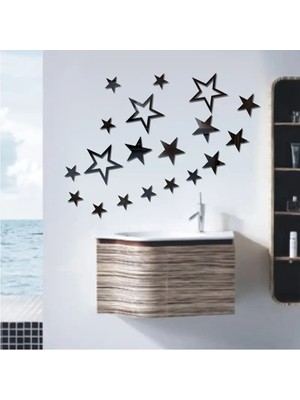 Çoklu Yıldız Duvar Dekoru  | Salon, Yatak Odası, Çocuk Odası, Ofis, Kreş