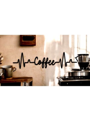 Coffee Yazılı Duvar Dekorasyonu