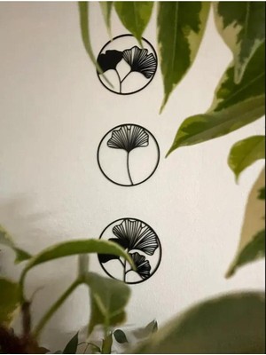 3lü Yaprak Duvar Süsü