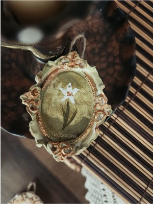 El Yapımı Parmak Boy Vintage 2'li Set Duvar Süsü