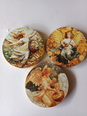 Melek Temalı 3 Lü Duvar Süsü