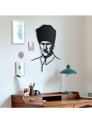 Atatürk Metal Duvar Dekoru