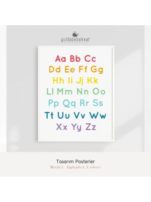 Poster Alphabet - Poster Baskı