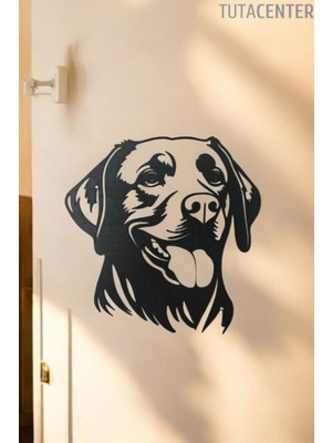 Sevimli Retriever Duvar Dekorasyonu - Köpek Ev Dekorasyonu 20X20CM