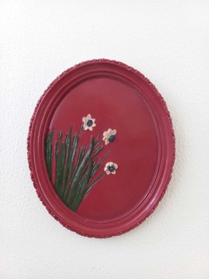 Oval Tablo-Mercan RENGİ-21CMX17.5CM