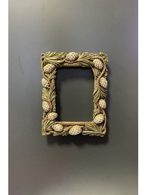 Kozalak Desenli Duvar Çerçeve