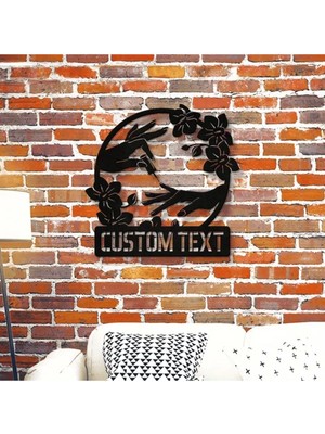 Kişiselleştirilebilir Metal Duvar Dekoru – Tırnak Sanatı Temalı