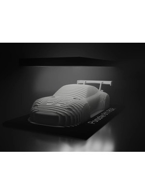 Porsche 911 Rsr Heykel Duvar Dekorasyonu