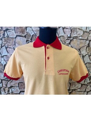 Cankurtaran Polo Yaka %100 Pamuklu Pike Kumașlı Tışört