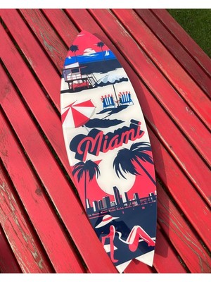 Miami Dekoratif Sörf Tahtası