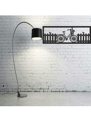 Bisiklet Dekor Ahşap Mdf Duvar Dekorasyonu