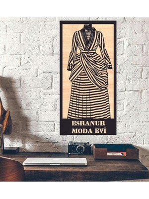 Moda Evitemalı Ahşap Duvar Tablo ..isim Sipariş Mesajı ile Bildirilir...