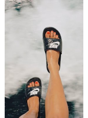 Wmns Benassi Slide Black Siyah Terlik