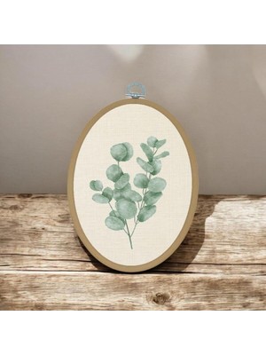 Okaliptus 2 - Elips Pano Kasnak Boyut: 15,50CM x 19CM