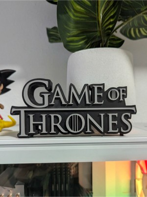 Game Of Thrones - 3 Boyutlu Tabela 19 cm  x 9 cm  x 1.5 cm