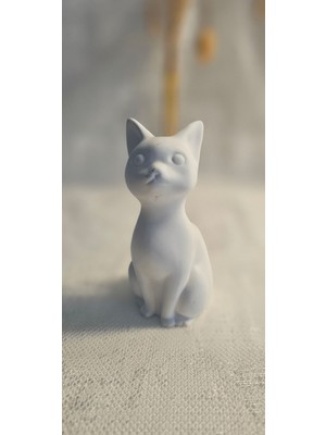 Laurel-Wood Tekli Dekoratif Şans Kedi Figürleri