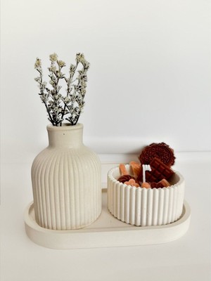 Modern Dekoratif 3lü Vazo Set