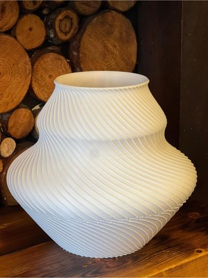 Dekoratif Obje 18 x 20  cm  / Vazo,saksı Olarak Kullanılabilir