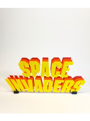 Space Invaders Oyun Logo Tabela