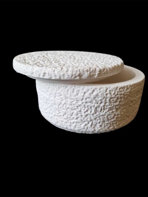 Silikon Kalıp.2 Parça Desenli Kapaklı  12 x 6  cm