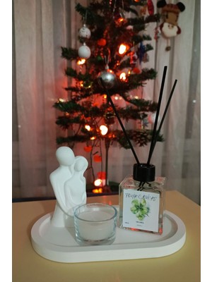 Oda KOKULU(100 Ml) Romantik Ambiyans Seti - 4'lü Dekoratif Set"