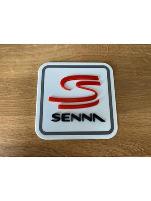 Ayrton Senna Temalı Dekoratif Masa Üstü Standı