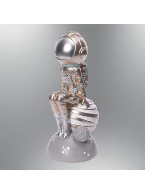 Astronot Biblo Yaldız 11.5 x 10 x 24.5 cm