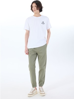 Mustang Lastikli Paça Haki Erkek Kargo Pantolon M5SM-PNT1316