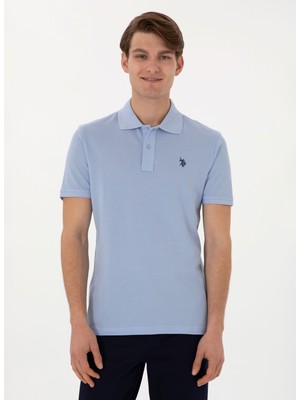 U.s. Polo Assn. Açık Mavi Erkek Polo T-Shirt GTP04