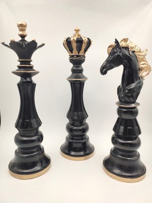 3lü Satranç Takım Biblo Chess Trio