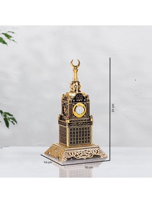 Büyük Zemzem Tower Altın 16 x 31  cm  (Tescilli Marka)
