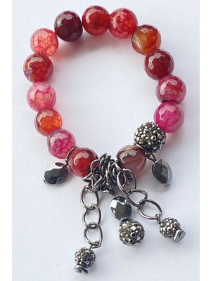 Doğal Kuvars Taş Bileklik