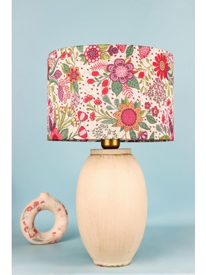 Fiona Handmade Dekoratif Seramik Abajur