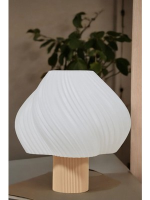 Modern Tasarım Masa Lambası, Şık ve Fonksiyonel Aydınlatma, Aura Modern Lamba, Komidin Abajur